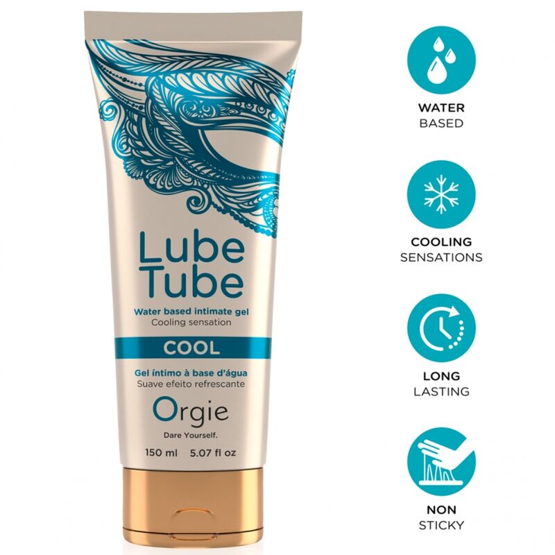 ORGIE Cool, gel lubricante con efecto refrescante a base de agua, 150 ml