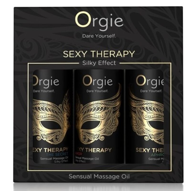 Set de aceites de masaje ORGIE Sexy Therapy, 3 x 30 ml