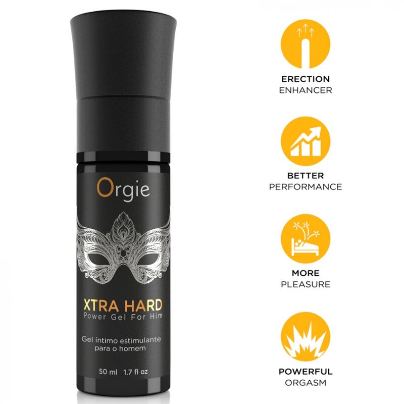 Gel estimulante para hombres ORGIE Xtra Hard, 50 ml