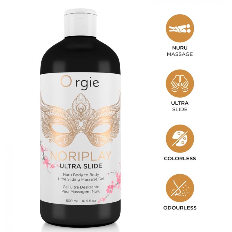 ORGIE Noriplay Ultra Slide Gel de masaje Nuru 500 ml