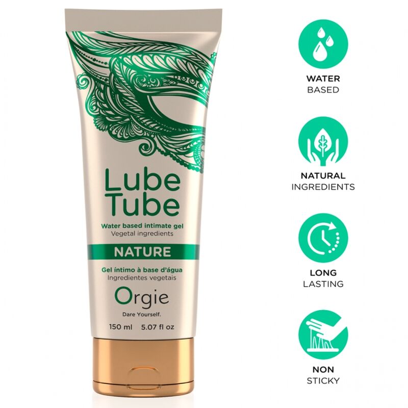 Lubricante de base acuosa ORGIE Nature, 150 ml