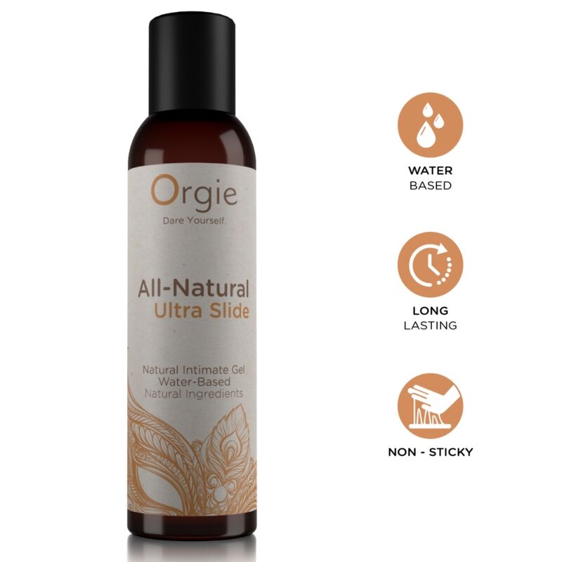 ORGIE Ultra Slide lubricante de base acuosa, 150 ml