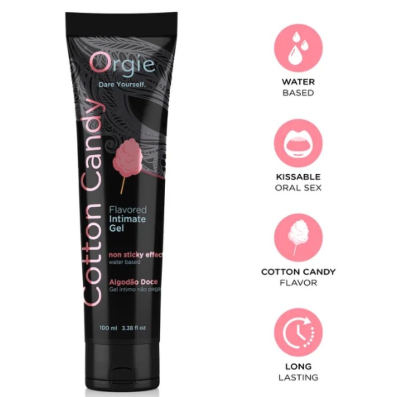 Lubricante de agua ORGIE Cotton Candy 100 ml