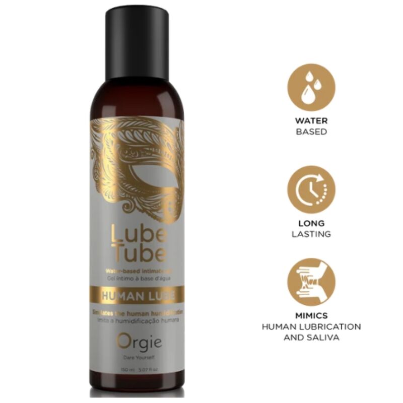 Lubricante de base acuosa ORGIE Lube Tube, 150 ml