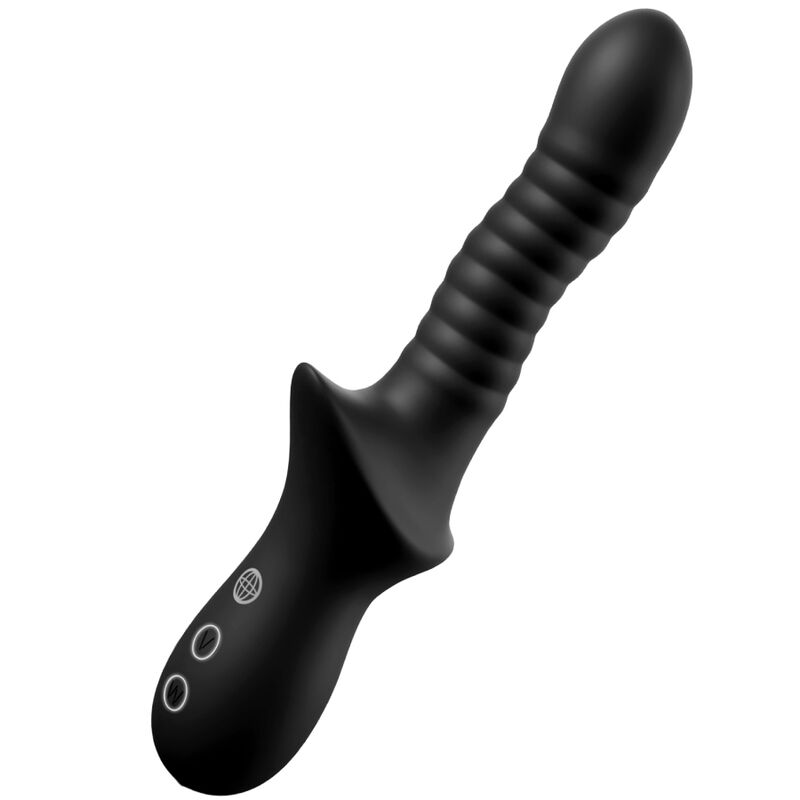 Anal Fantasy Elite Pleasure Wave Masajeador Anal Recargable Negro