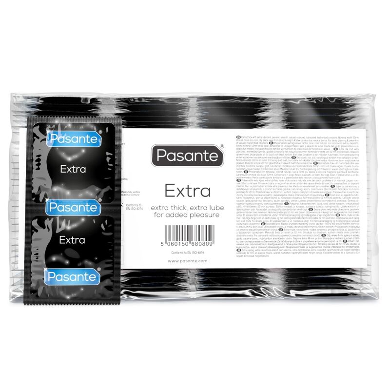 Preservativos PASANTE Extra, 144 unidades