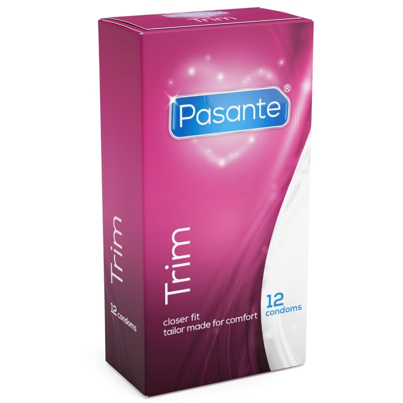 Preservativos finos Pasante Thin Trim, 12 unidades
