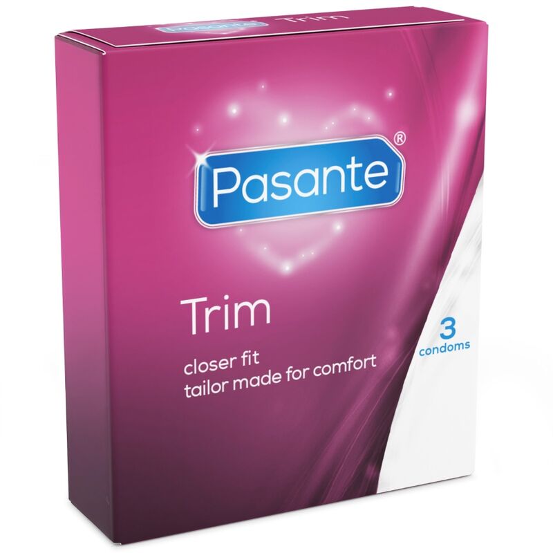 Preservativos finos Pasante Thin Trim, 3 unidades