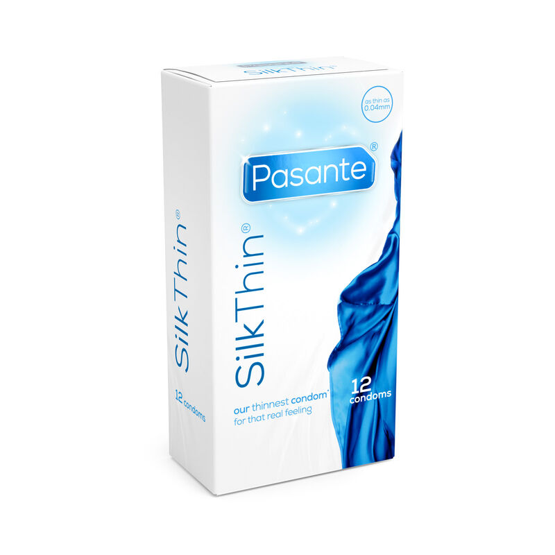 Preservativos finos PASANTE Silk Thin, 12 unidades