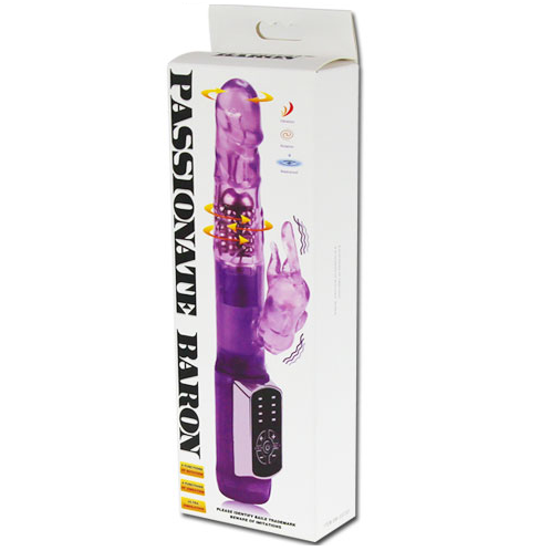Vibrador giratorio BAILE Rabbit Passion Baron con función rabbit