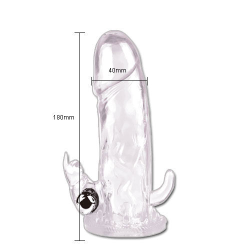 Funda para el pene BAILE FOR HIM Brave Man Rabbit I con bala vibradora