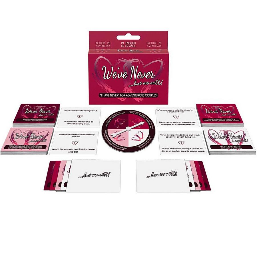 KHEPER GAMES We Have Never But We Will, juego erótico de cartas para parejas