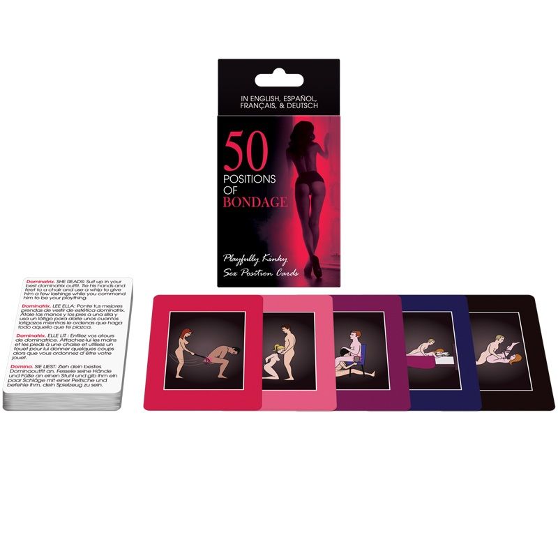 Juego erótico de cartas KHEPER GAMES 50 Positions of Bondage