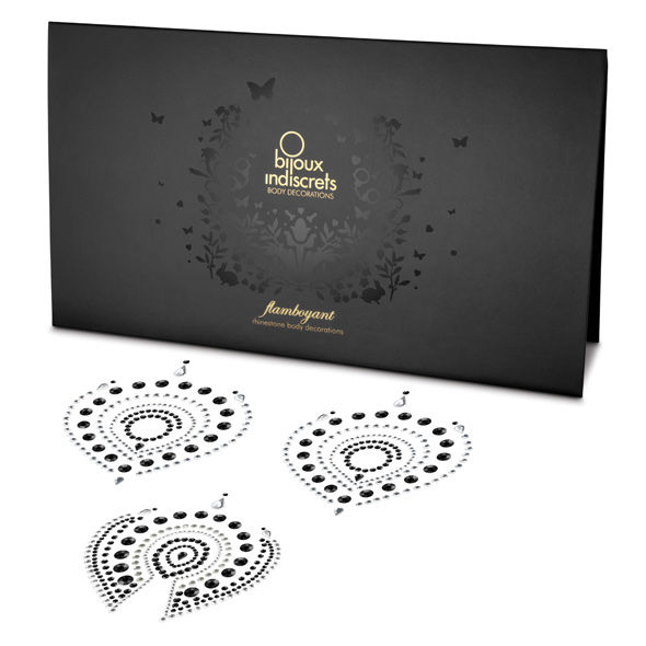 Bijoux Indiscrets Flamboyant Black & Silver joya corporal