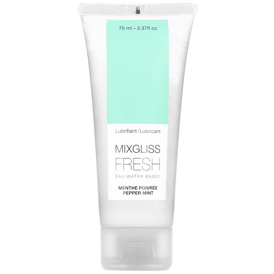 Lubricante MIXGLISS con sabor a menta y efecto refrescante, 70 ml