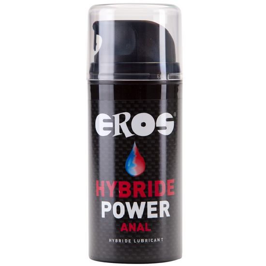 Lubricante anal EROS POWER LINE, base híbrida, 100 ml