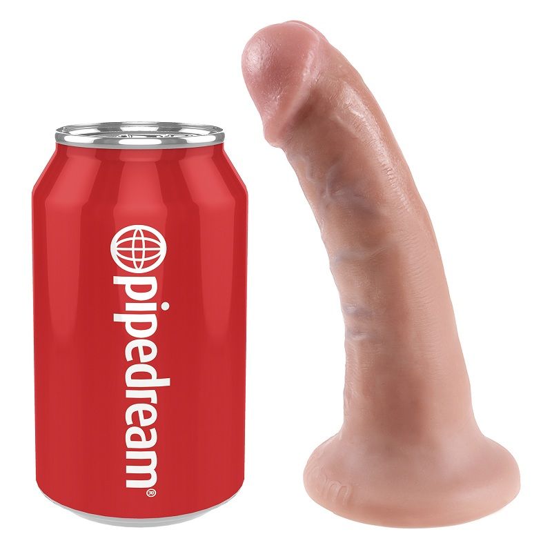 Dildo realista KING COCK de 15,2 cm con ventosa