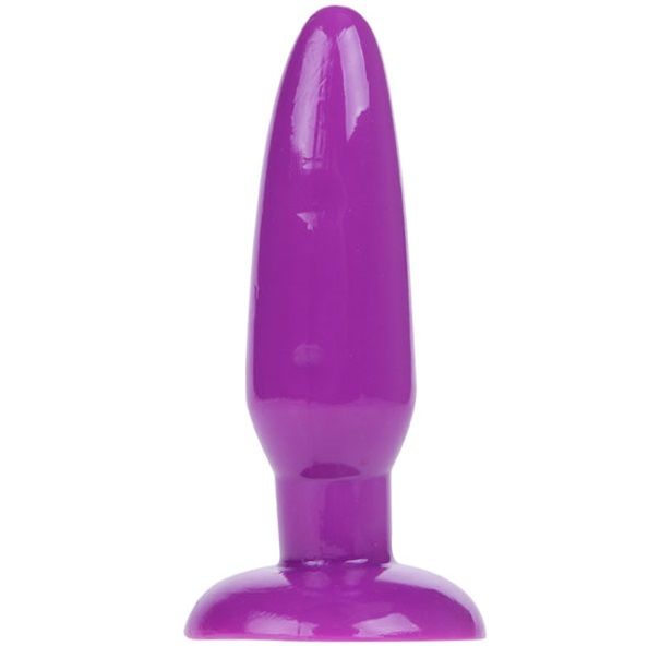 BAILE ANAL Small Lilac Plug anal con ventosa, 15 cm