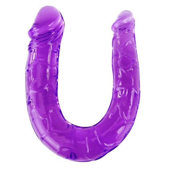 Dildo doble de gelatina flexible para penetración simultánea, 29 cm BAILE