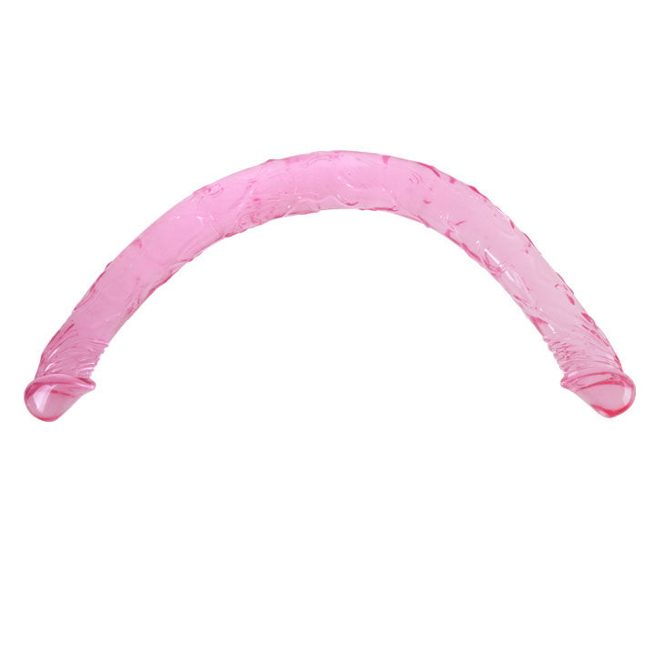 Dildo doble Baile rosa, 44,5 cm