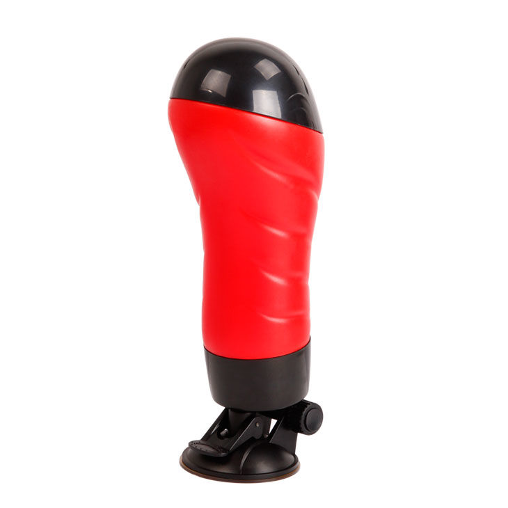 Masturbador Crazy Bull con funda flexible y ventosa