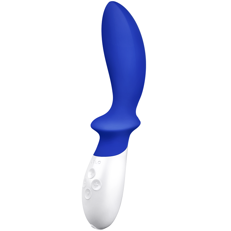 Vibrador anal LELO LOKI para estimular la próstata, azul