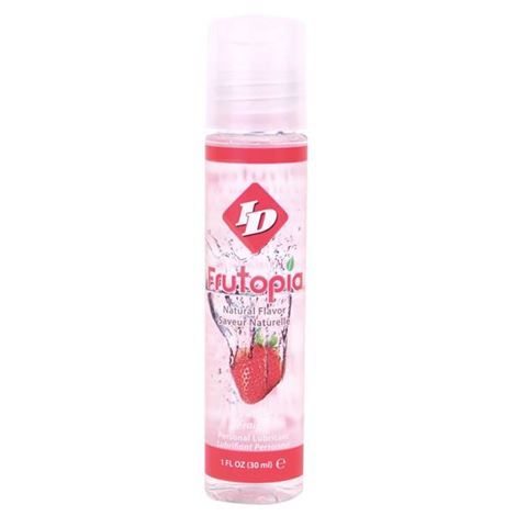Lubricante ID Frutopia con sabor a fresa, 30 ml
