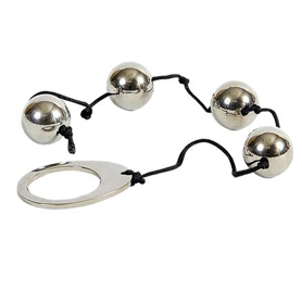 Cadena anal METAL HARD con 4 bolas de metal