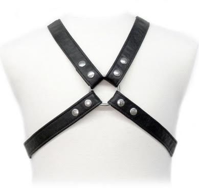 Arnés masculino de cuero LEATHER BODY