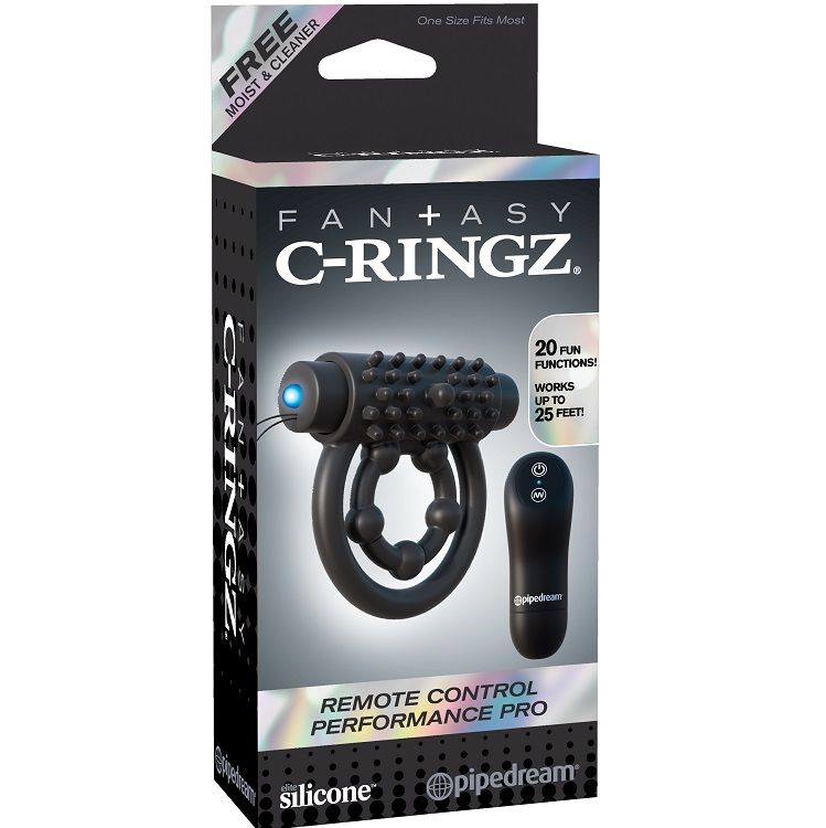 FANTASY C-RINGZ Remote Control Performance, anillo vibrador para el pene