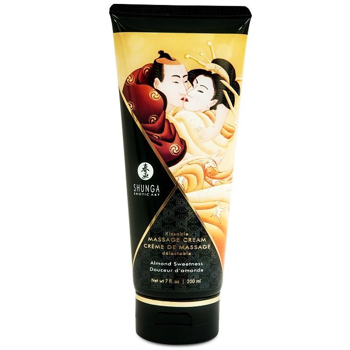Crema de masaje Shunga Sweet Almond, 200 ml