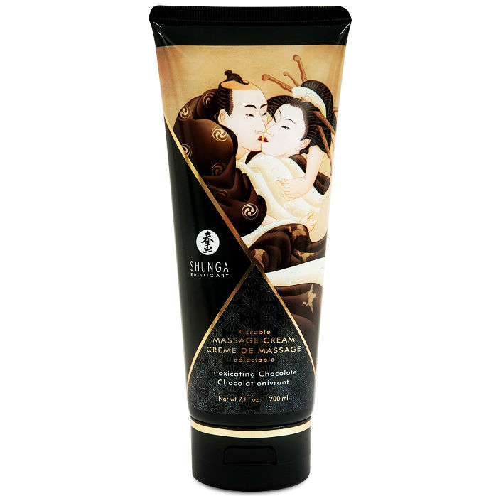 Crema de masaje Shunga con sabor a chocolate, 200 ml