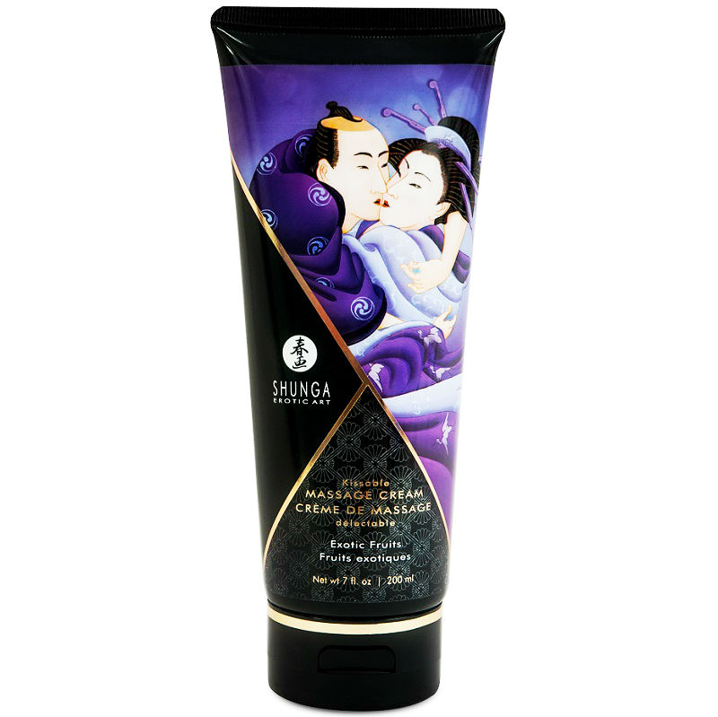 Crema de masaje Shunga Exotic Fruits para masajes eróticos, 200 ml