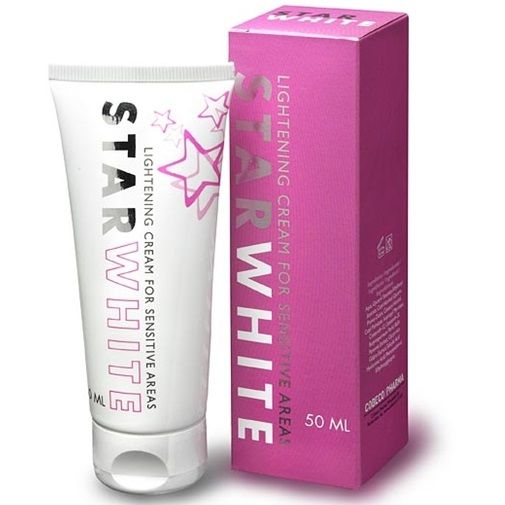 COBECO Star White crema para aclarar la piel íntima, 50 ml