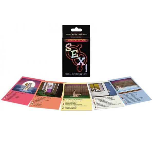 KHEPER GAMES Adventurous SEX! Juego de cartas erótico