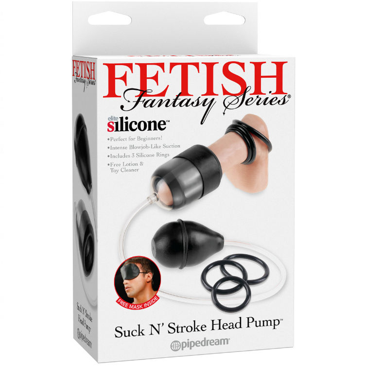 Masturbador Fetish Fantasy Suck N’ Stroke con bomba de succión