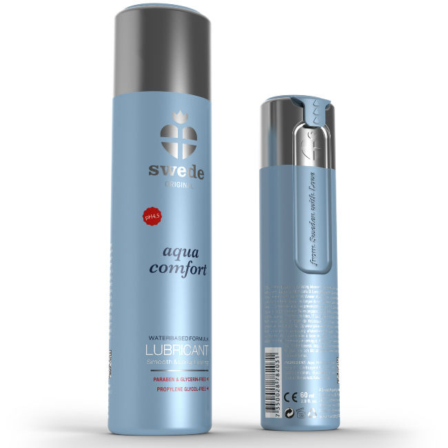 Lubricante de base acuosa Swede Aqua Comfort, 60 ml