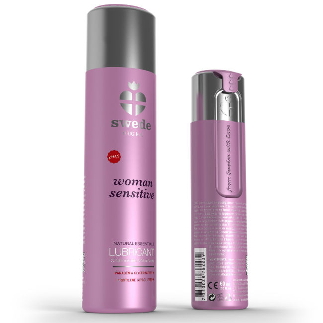 Lubricante de base acuosa Swede Woman Sensitive, 120 ml
