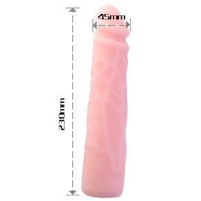 BAILE dildo realista de silicona, 23 cm
