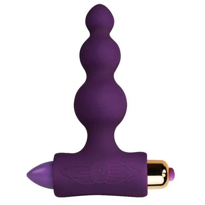 ROCKS-OFF Petite Bubbles, vibrador anal, color lila
