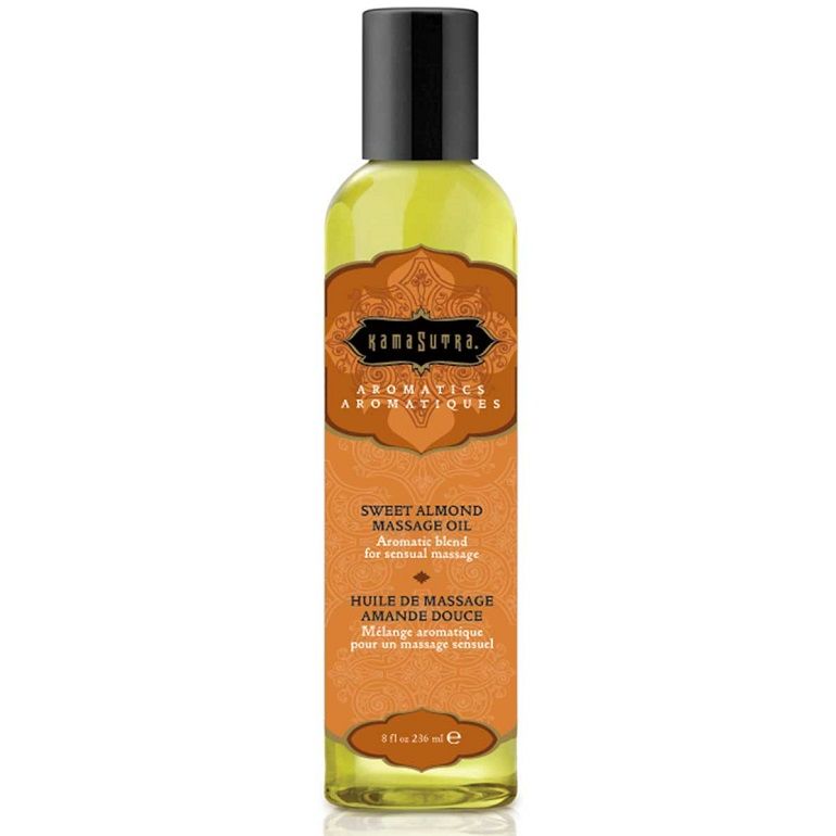 Aceite de masaje Kama Sutra Sweet Almond con sabor dulce a almendra, 236 ml