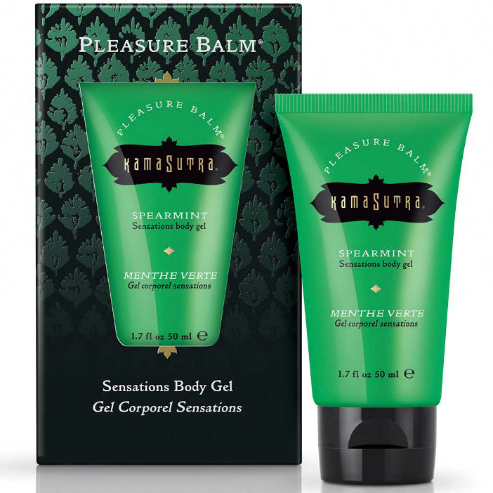 Bálsamo estimulante KAMASUTRA Pleasure Balm de menta, 50 ml