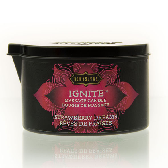 Vela de masaje Strawberry Dreams de Kama Sutra