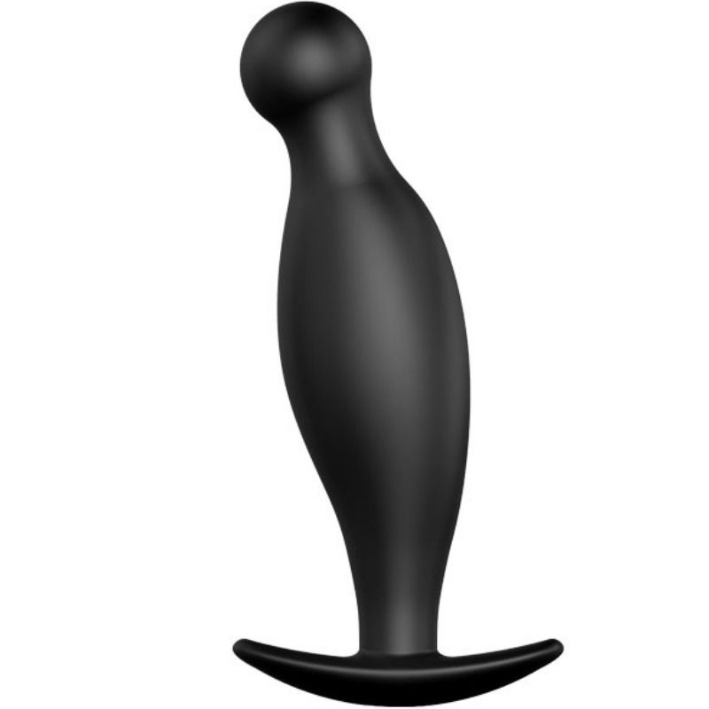 Plug anal de silicona Pretty Love, 11,7 cm, negro