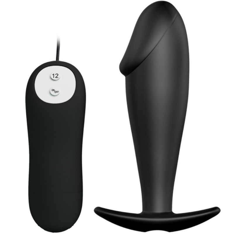 Plug anal vibrador Pretty Love con mando a distancia