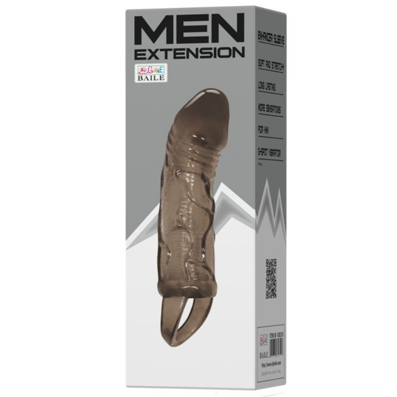 Funda para el pene BAILE FOR HIM con anillo para los testículos, 13,5 cm