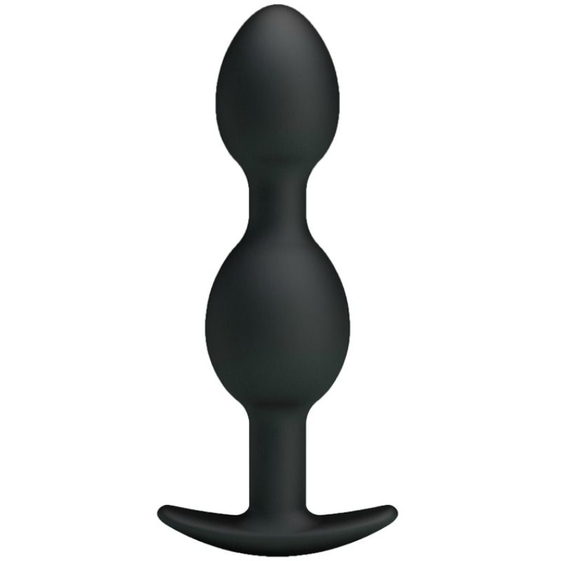 Plug anal Pretty Love con bolas con peso, 12,5 cm