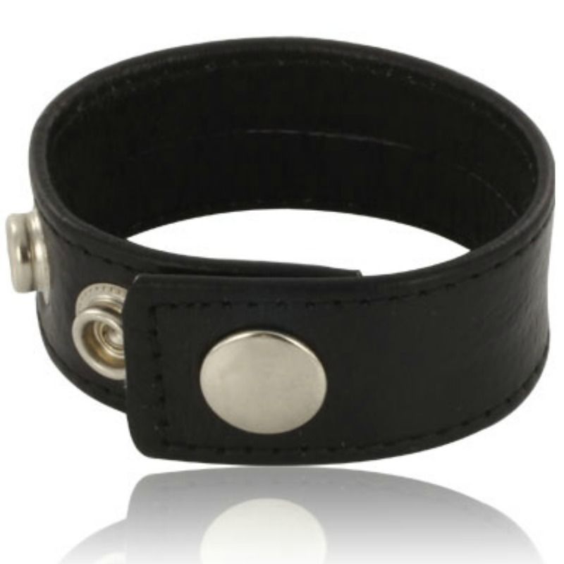 LEATHER BODY correa ajustable para el pene de cuero, negra