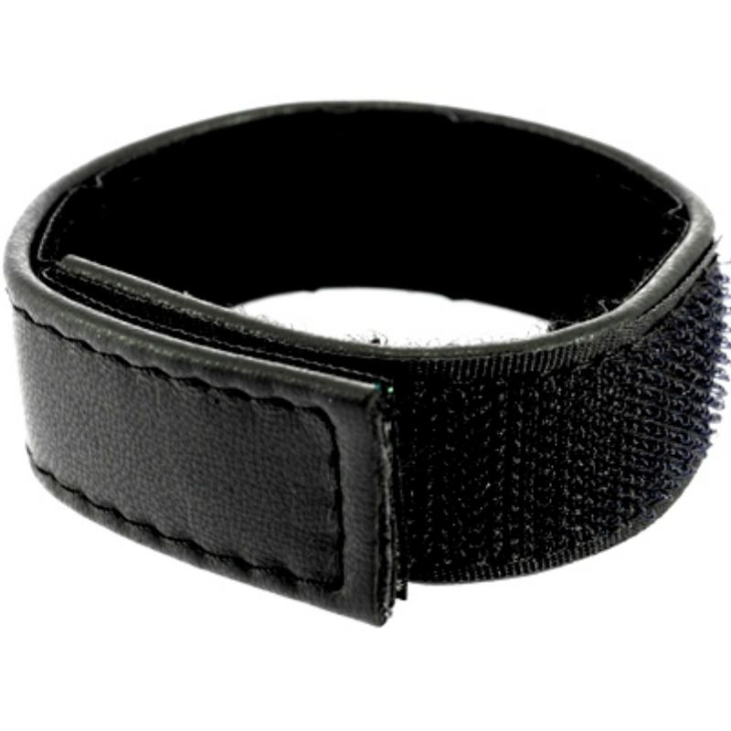 LEATHER BODY correa de cuero ajustable para el pene, negra