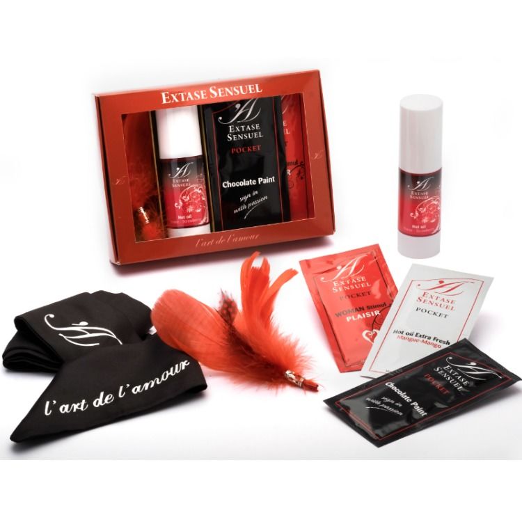 Set de masaje regalo Extase Sensual Voyage Sensuel